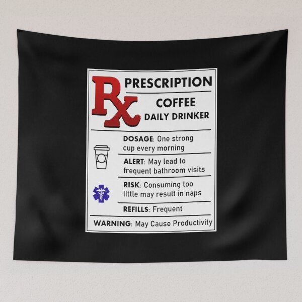 Item preview, Coffee Rx: Your Morning Medicine for Maximum Efficiency designed and sold by Robs Designs.
