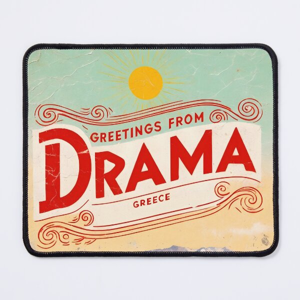 Item preview, Greetings from Drama Eastern Macedonia and Thrace Greece Postcard Vintage Retro Travel Vintage designed and sold by TravelPostcardGems.