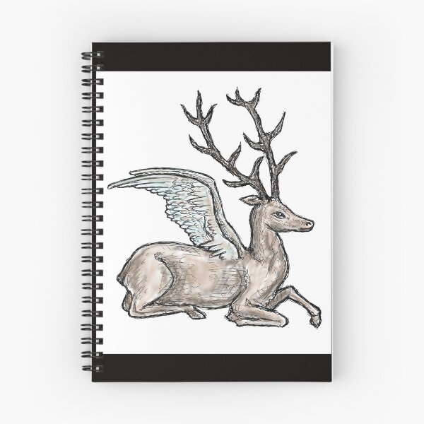 Item preview, Medieval Creature Meme - Winged deer designed and sold by VintageManiac.