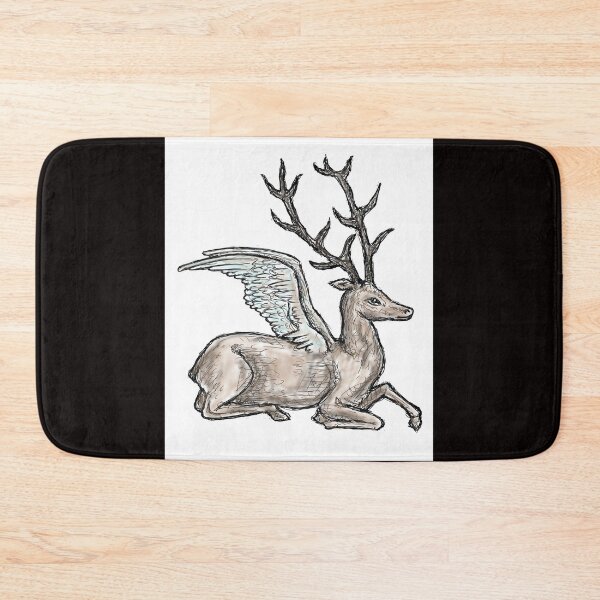 Item preview, Medieval Creature Meme - Winged deer designed and sold by VintageManiac.
