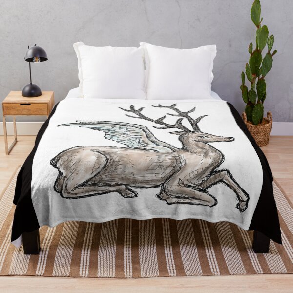 Item preview, Medieval Creature Meme - Winged deer designed and sold by VintageManiac.