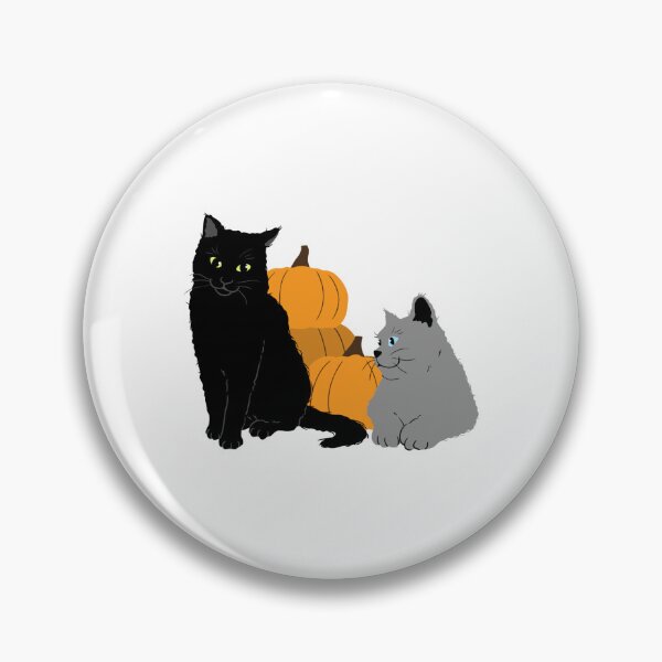 Item preview, "Hallowcats" Spooky Pumpkin Black Cat Halloween Cats designed and sold by pepperspals.