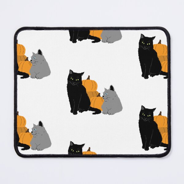 Item preview, "Hallowcats" Spooky Pumpkin Black Cat Halloween Cats designed and sold by pepperspals.