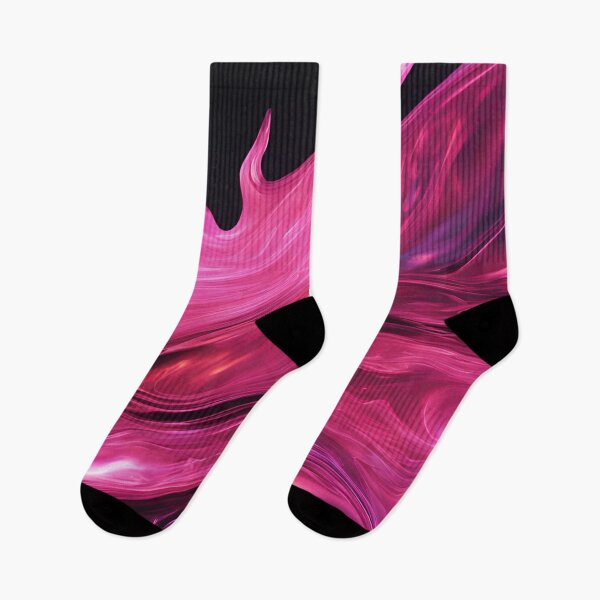 Item preview, Holographic Pink Flames with Glitches designed and sold by Have Mercy.