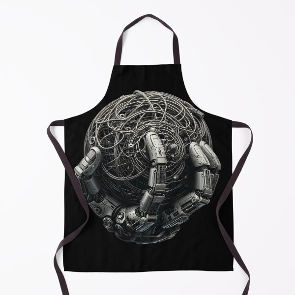 Item preview, Futuristic Robotic Sphere Art designed and sold by IllumeInk.