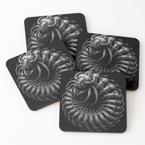 Item preview,  Cybernetic Horror Spiral designed and sold by IllumeInk.