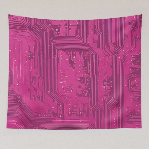 Item preview, Rugged Pink Circuit Board designed and sold by Have Mercy.