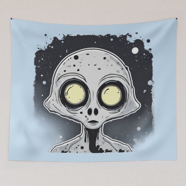 Item preview, Funny Alien Art designed and sold by Planetporridge.