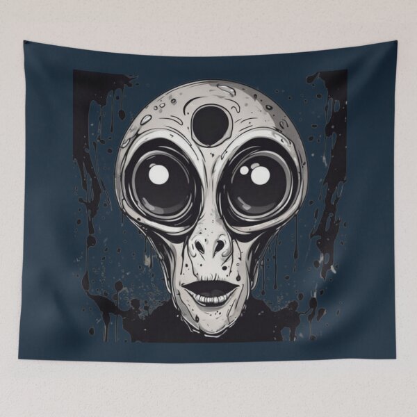 Item preview, Creepy Alien Art designed and sold by Planetporridge.