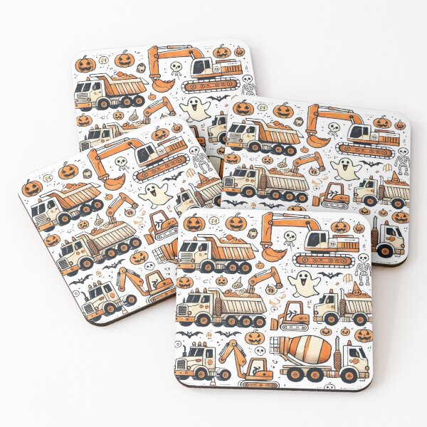 Item preview, Spooky Construction Trucks Halloween Costume Toddler Boys designed and sold by SztylishDesigns.