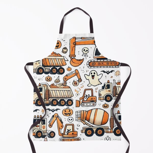 Item preview, Spooky Construction Trucks Halloween Costume Toddler Boys designed and sold by SztylishDesigns.