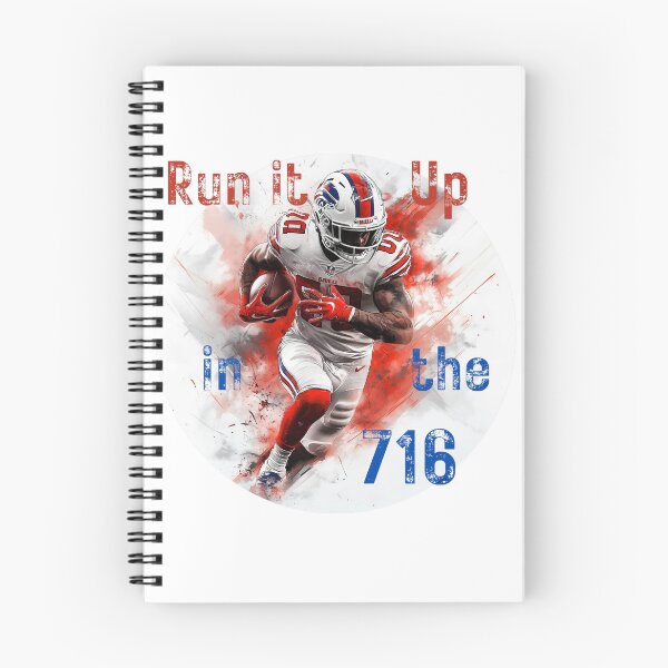Item preview, Dynamic Buffalo Bills NFL Player Inspired in Action | Iconic Football Design designed and sold by daila70.