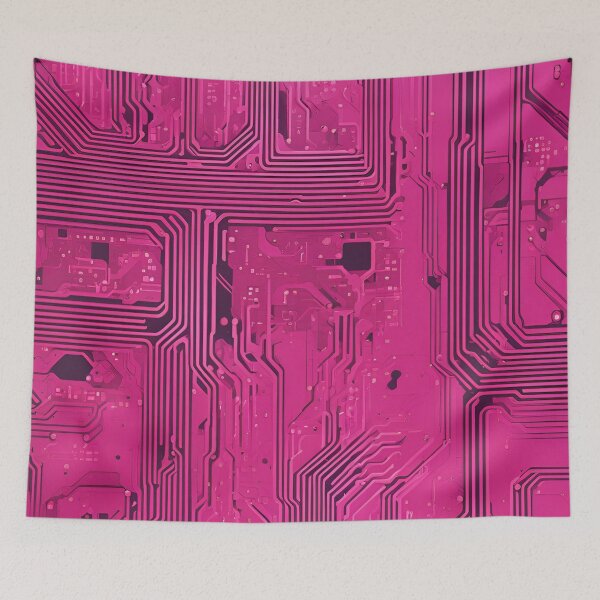 Item preview, Rugged Pink Circuit Board designed and sold by Have Mercy.