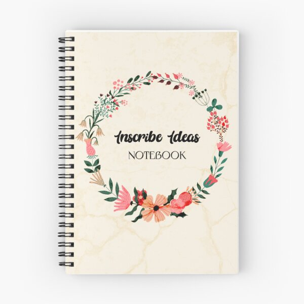 Item preview, Inscribe Ideas: Floral Notebook designed and sold by TESHYS.
