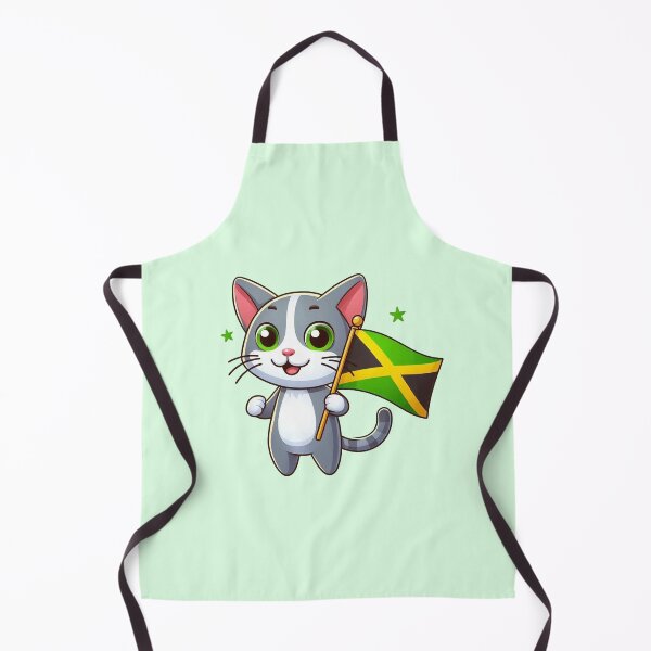 Item preview, Jamaican Flag Cat designed and sold by MeowKittyPurr.