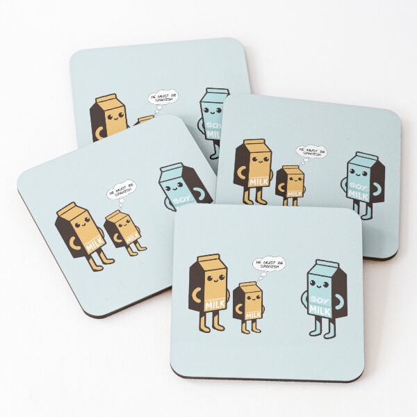 Item preview, Funny Soy Milk Humor - Quirky Milk Carton Cartoon designed and sold by Rott515.
