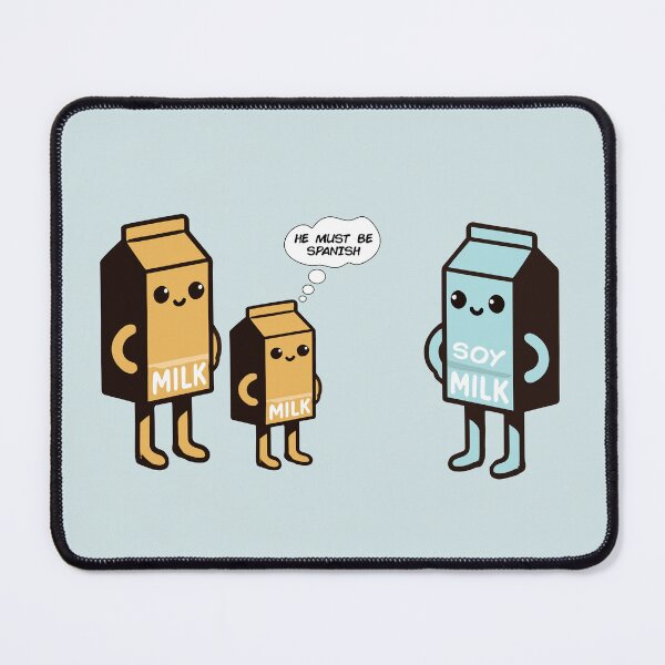 Item preview, Funny Soy Milk Humor - Quirky Milk Carton Cartoon designed and sold by Rott515.