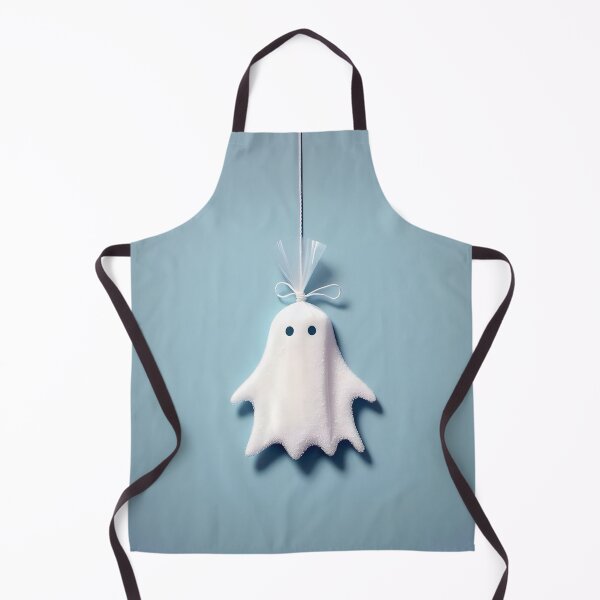 Item preview, Funny Halloween Drug Baggie Ghost with rolled Straw and Glass Mirror, Trick or Treating designed and sold by SomniferumWars.