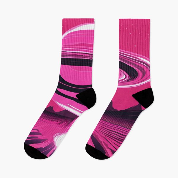 Artikelvorschau, Fehlerhafter rosa Saturn im Weltraum entworfen und verkauft von Have Mercy.