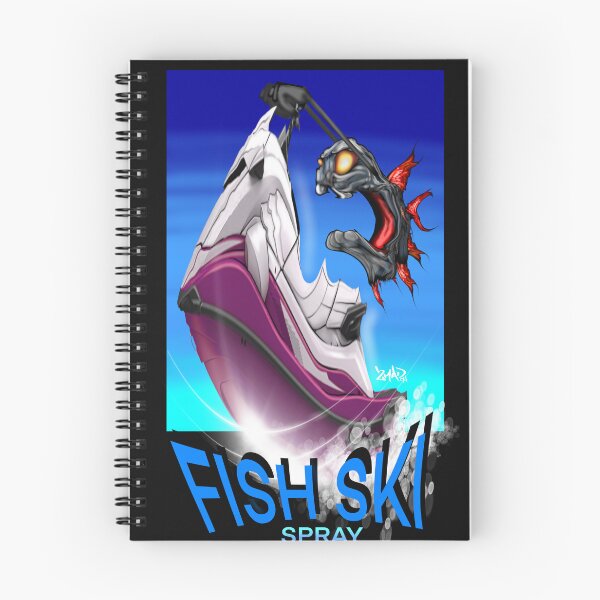 Item preview, Fish ski rider designed and sold by TwoMadCYA.