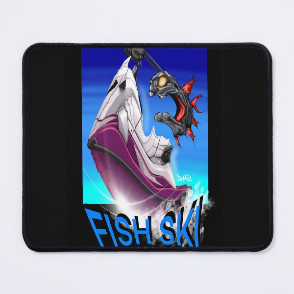 Item preview, Fish ski rider designed and sold by TwoMadCYA.