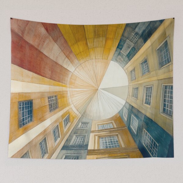 Item preview, Architectural Illusion - Upward Perspective Art designed and sold by landletsy.