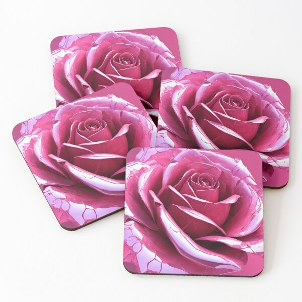 Item preview, Cybernetic Pink Rose with Glitches designed and sold by Have Mercy.