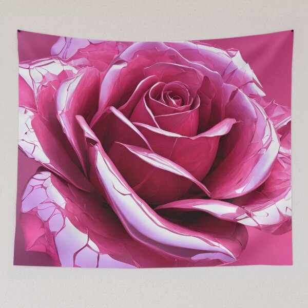 Item preview, Cybernetic Pink Rose with Glitches designed and sold by Have Mercy.
