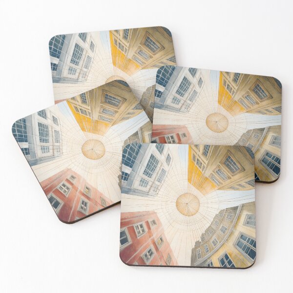 Item preview, Curved Reality - Architectural Geometry Art designed and sold by landletsy.