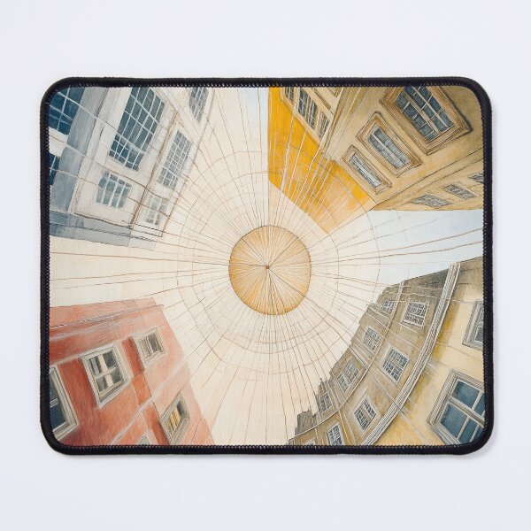 Item preview, Curved Reality - Architectural Geometry Art designed and sold by landletsy.