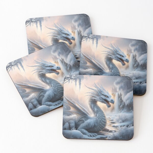 Item preview, Winter Dragon Artwork - Mystical Winter Wonderland by LaLi Designs designed and sold by LaLi-Designs.