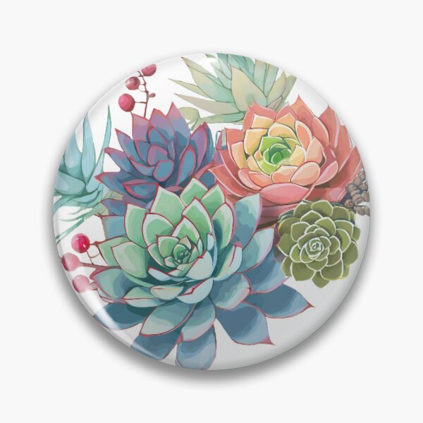 Item preview, Beautiful Blue Pink and green succulent bouquets  designed and sold by panattar.
