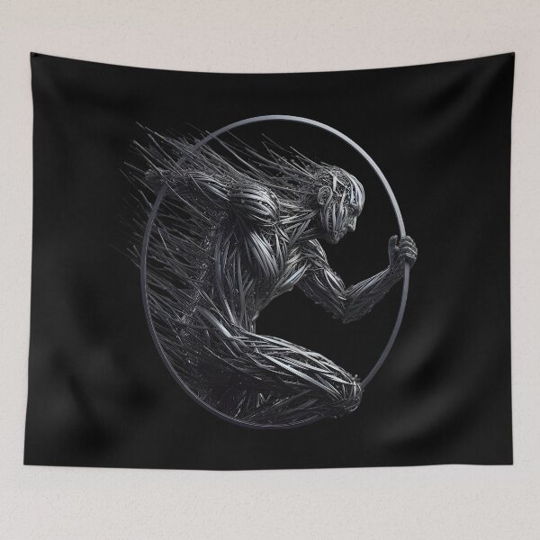 Item preview,  Cybernetic Human in Motion designed and sold by IllumeInk.