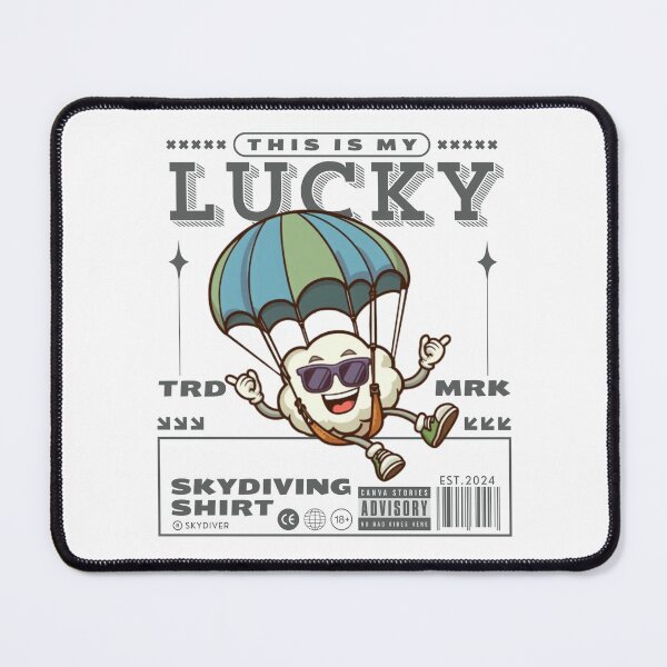 Item preview, This is my lucky skydiving shirt designed and sold by Peerless-Prime.
