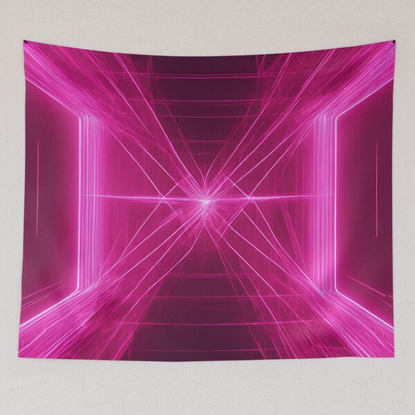 Item preview, Glitchy Pink Laser Web designed and sold by Have Mercy.