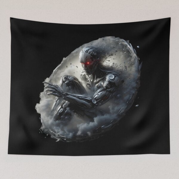 Item preview,  Cybernetic Genesis: Futuristic AI Design designed and sold by IllumeInk.