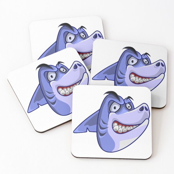 Item preview, Angry shark cartoon designed and sold by riosaygili.