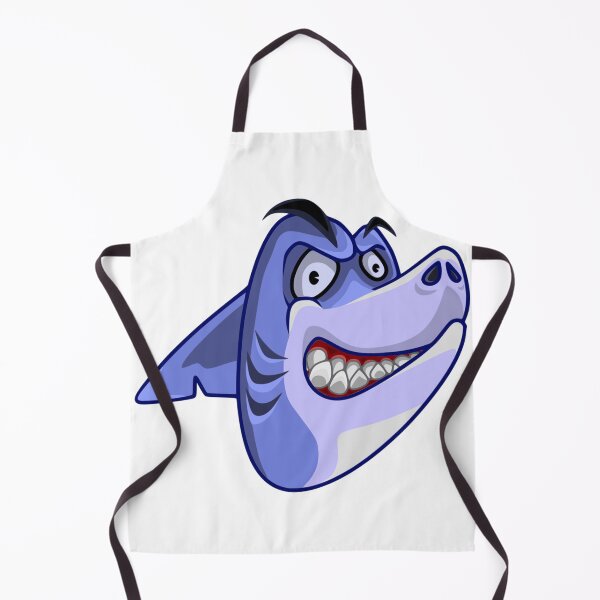 Item preview, Angry shark cartoon designed and sold by riosaygili.