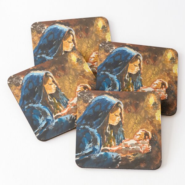 Item preview, Mary and Jesus Painting designed and sold by TheArtCave.