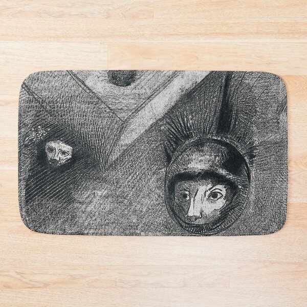 Item preview, Traces a Multiform Implacable Nightmare (1890) by Odilon Redon designed and sold by BossyCatHome.