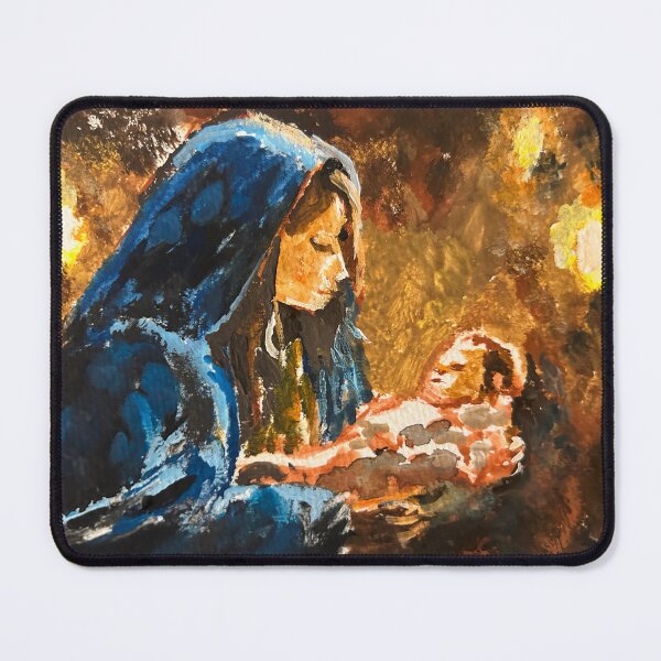 Item preview, Mary and Jesus Painting designed and sold by TheArtCave.