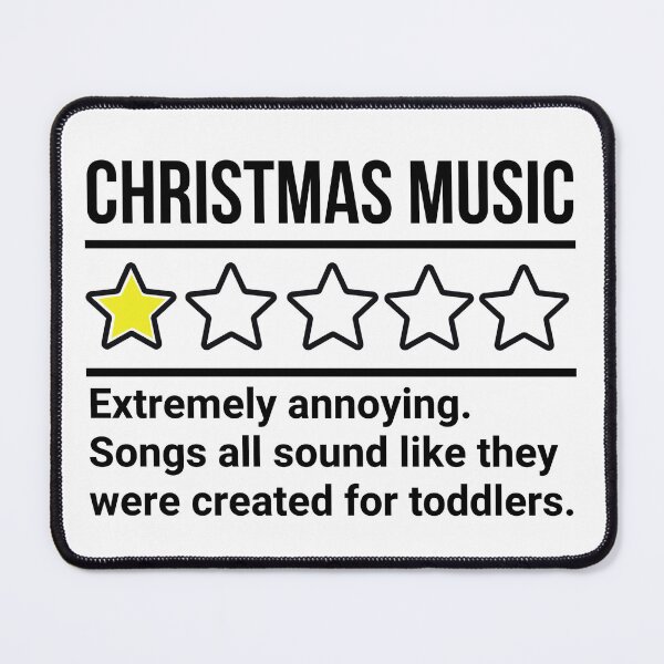 Item preview, Bad review for Christmas music  designed and sold by Rachel the Artist .