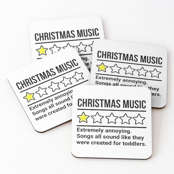 Artikelvorschau, Schlechte Kritik für Weihnachtsmusik entworfen und verkauft von Rachel the Artist .
