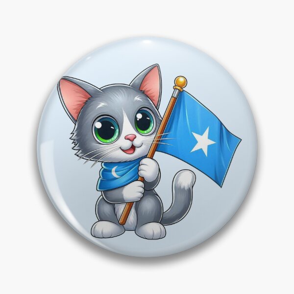 Artikelvorschau, Somalische Flagge Katze entworfen und verkauft von MeowKittyPurr.