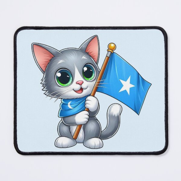 Item preview, Somalian Flag Cat designed and sold by MeowKittyPurr.