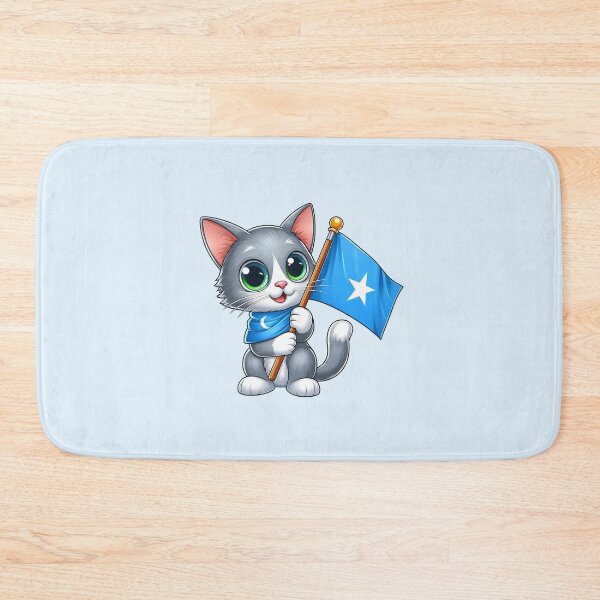 Item preview, Somalian Flag Cat designed and sold by MeowKittyPurr.