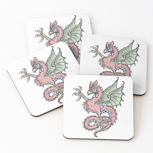 Item preview, Medieval Creature Meme - Ruby Scales and Soaring Wings designed and sold by VintageManiac.