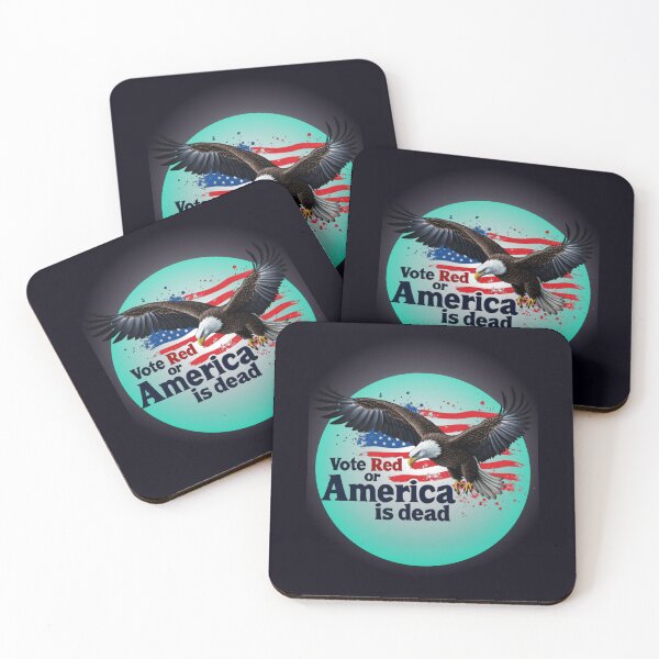Item preview, Vote Red or America is dead. designed and sold by  ViralVisionsCreating .