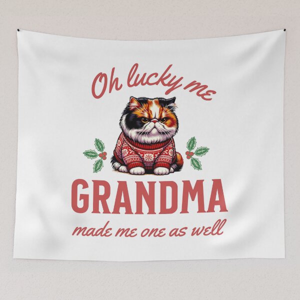 Item preview, "Oh lucky me Grandma made me one as well" designed and sold by BritishDelights.