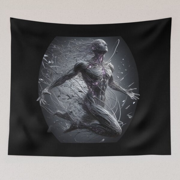 Item preview,  Futuristic Cybernetic Human Form designed and sold by IllumeInk.